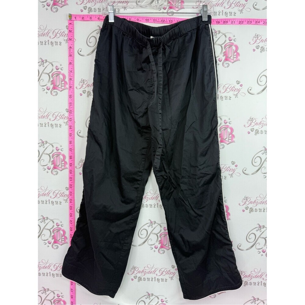 Love & lore Black Women's Pajama Pants with Drawstring Waist